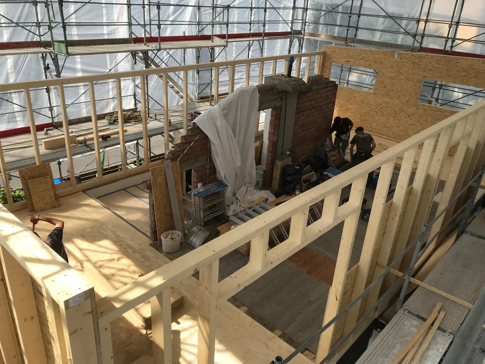 Die neuen Wände in Holzrahmenbau, Frenkendorf