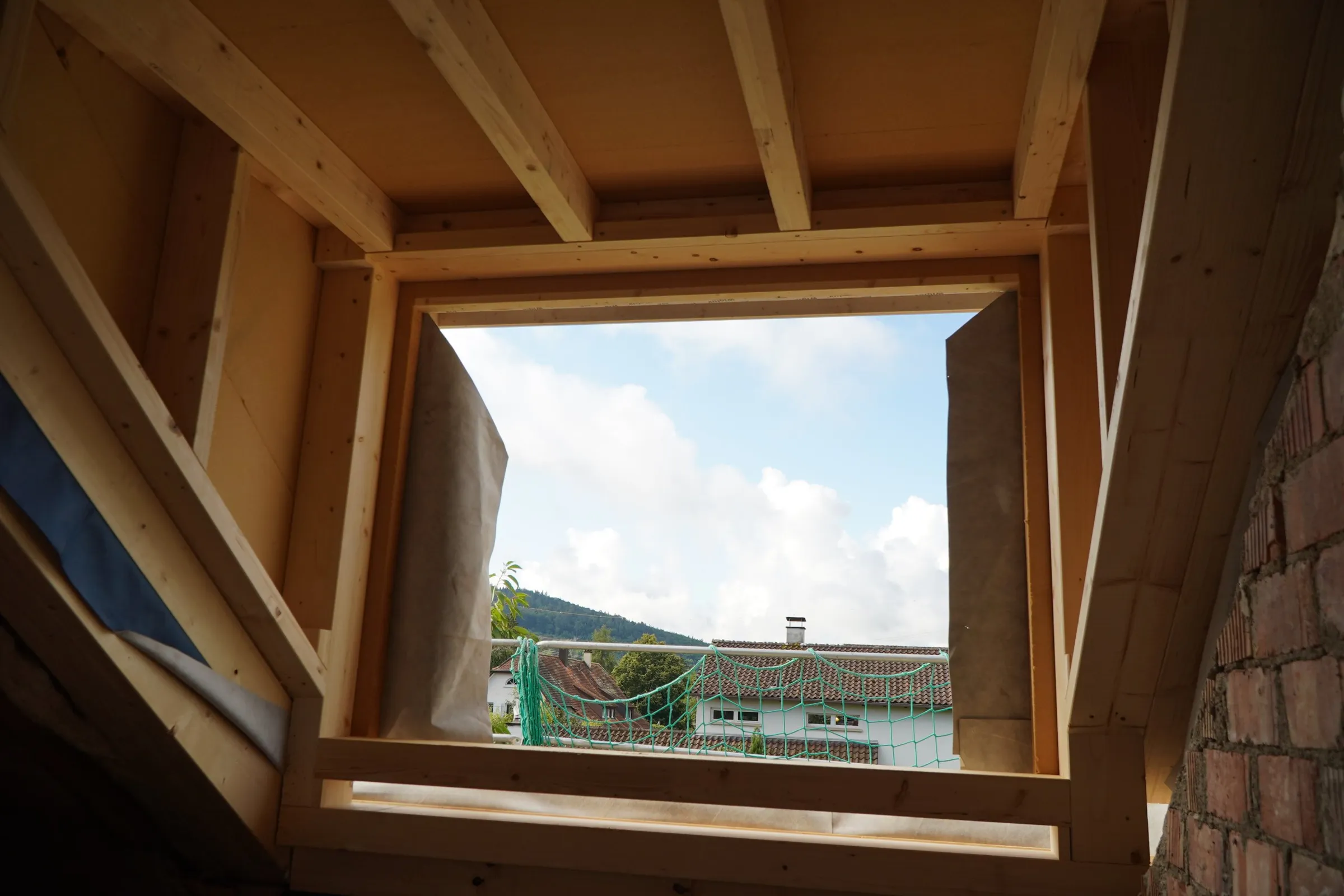 Blick aus einer der neuen Gauben, Liestal